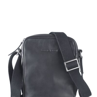 Bolso de Hombro Negro Puro 1104-20