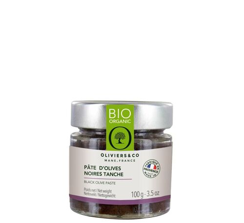 PÂTE D'OLIVES NOIRES TANCHE BIO 100G