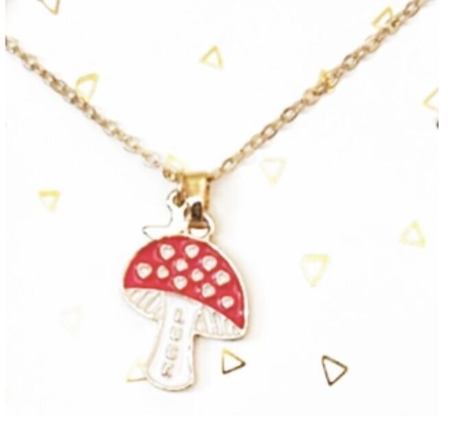 COLLANA CON FUNGHI - CONFEZIONE DA 6'ER