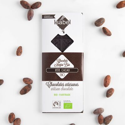 Tavoletta di cioccolato fondente, 85% cacao