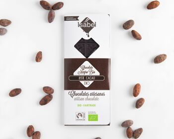Tablette de chocolat noir, 85% de cacao