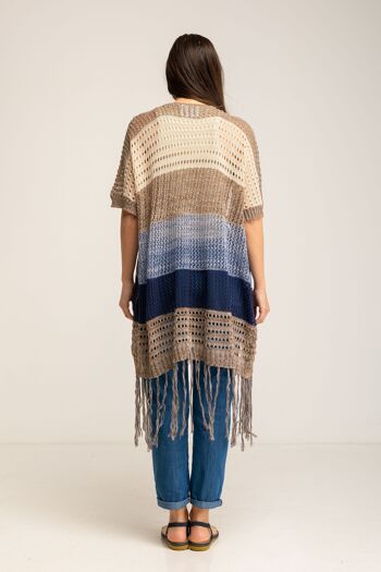 PONCHO TRICOT UNI 50% NYLON 50% ACRYLIQUE EL2548C_MULTICOLOR 3