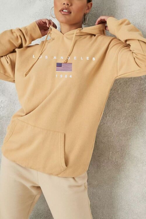 SAND LOS ANGELES OVERSIZED FLEECE HOODIE-889