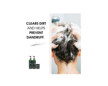 Ensemble de 3 shampooings à l'huile de théier - Shampooing (500 ml), après-shampooing (500 ml) et masque capillaire (250 ml). Sans sulfate ni parabène. Favorise la croissance des cheveux et un cuir chevelu sain. 8