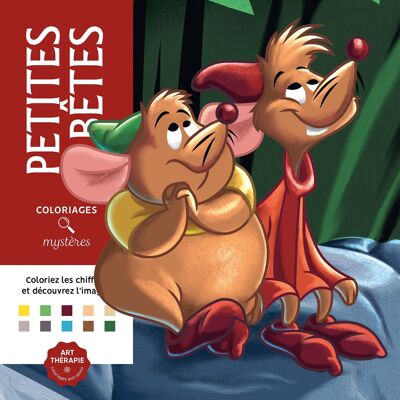 LIBRO DA COLORARE - Disegni da colorare misteriosi Disney - Piccole bestie