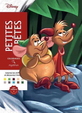 LIVRE DE COLORIAGE - Coloriages mystères Disney - Petites bêtes 1
