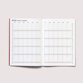 Petit planificateur mensuel 2025 | Taille A5 similaire : notre emblématique petit agenda mensuel, le plus simple ! 6