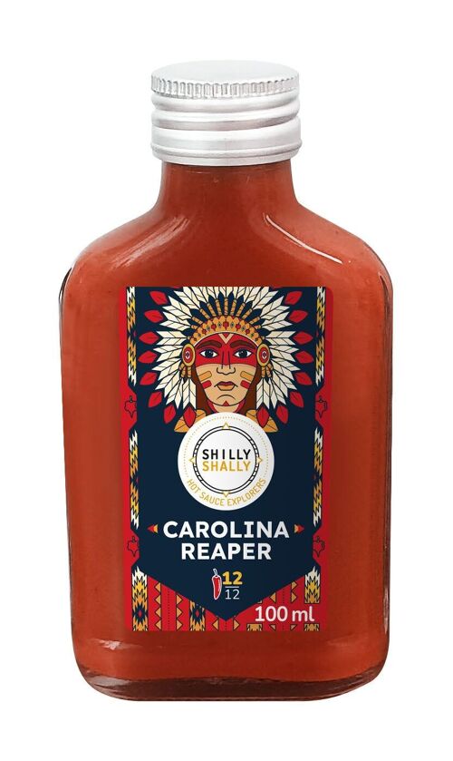 Sauce pimentée Carolina Reaper - 12/12 - 100 ml - EXTREMEMENT piquante