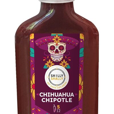 Salsa di peperoncino Chipotle Chihuahua - Forza 5/12 - 100 ml - Fruttata e affumicata