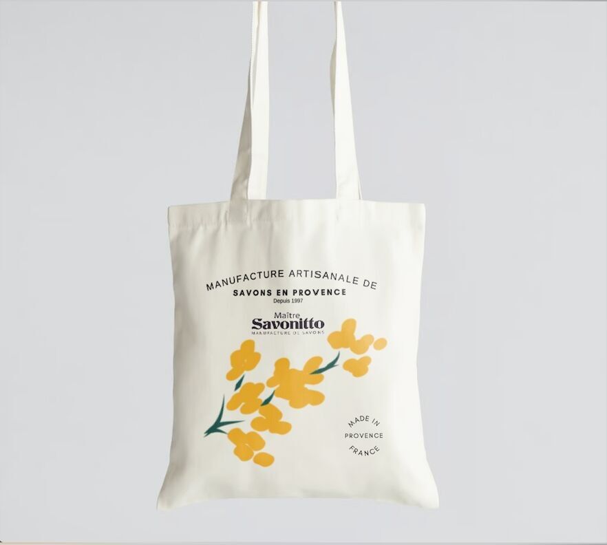 Borsa tote in cotone Maitre Savonitto, Saponeria Artigianale in Provenza