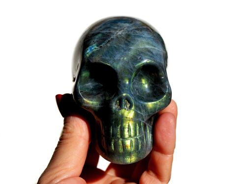 Labradorite Crystal Skull