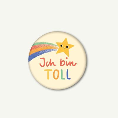 Magnet Affirmation Ich bin toll 37 mm