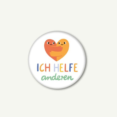 Magnet Affirmation Ich helfe anderen 37 mm