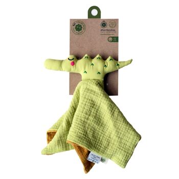 Doudou BIO poupée bébé CROCODILE 6