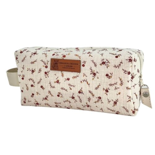 Trousse nomade S, "Apolline" pompadour