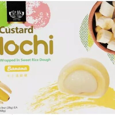 Custard mochi - Banana per 6 - 168gr