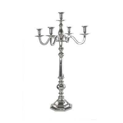 Candelabro Castillo Grande de 5 Brazos