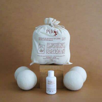 Eclat d'Iris drying set - (drying balls + perfume concentrate)