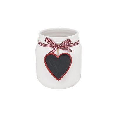 Vaso per piante a forma di cuore