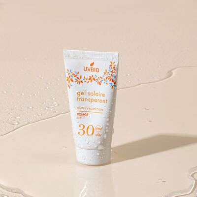 UVBIO - Gel solaire transparent Bio SPF 30 - 30ml