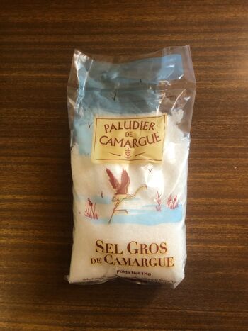 GROS SEL DE CAMARGUE 1KG LE PALUDIER