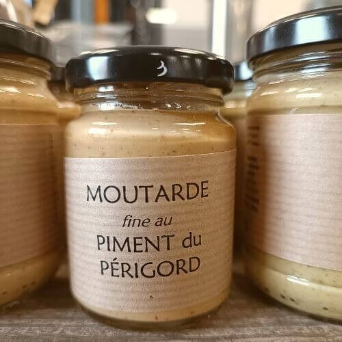 Moutarde au piment du Périgord 90g