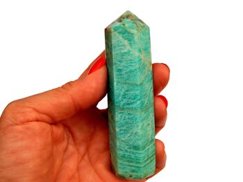 Lot de 5 pièces d'Amazonite Tower Point (95 mm) 4