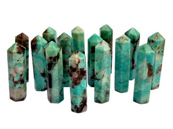 Lot de 5 pièces d'Amazonite Tower Point (95 mm) 6