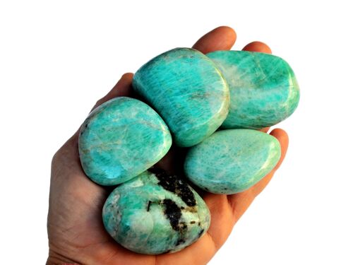 XL Amazonite Crystal Tumbled (40mm - 60mm)