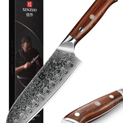 Couteau Santoku Xinzuo Damas - Série B13R Yu