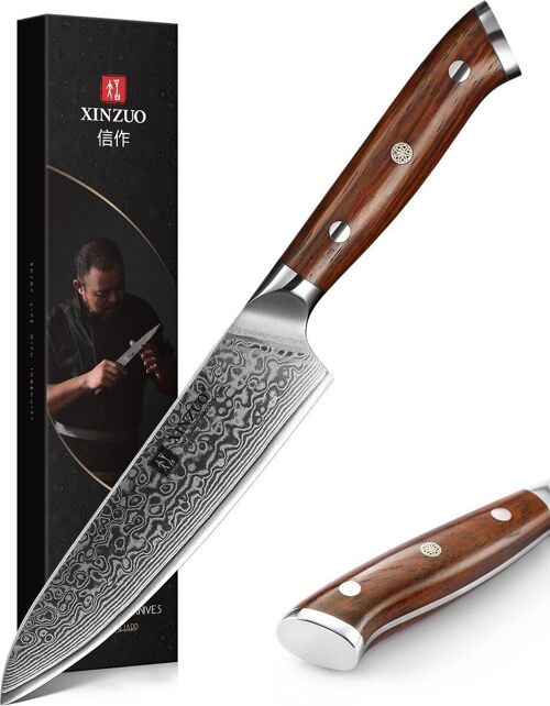 Xinzuo Damascus Groentemes - B13R Yu Series