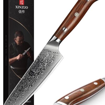Couteau à légumes Xinzuo Damas - Série B13R Yu