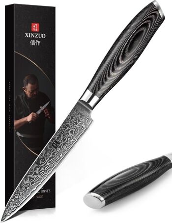 Couteau à légumes Xinzuo Damas - Série B20 Ya 1