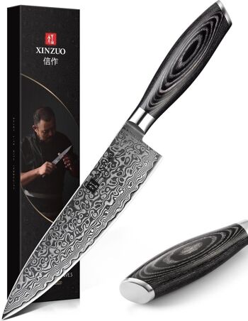 Couteau de chef Xinzuo Damas - Série B20 Ya 1