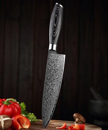 Couteau de chef Xinzuo Damas - Série B20 Ya 3