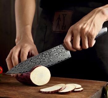 Couteau de chef Xinzuo Damas - Série B20 Ya 8