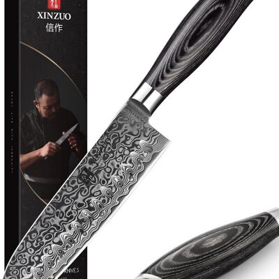 Cuchillo Santoku Damasco Xinzuo - Serie B20 Ya