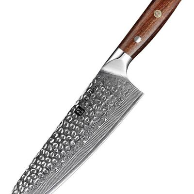 Cuchillo de chef Xinzuo Damascus (8 pulgadas) - Serie B13D Yu