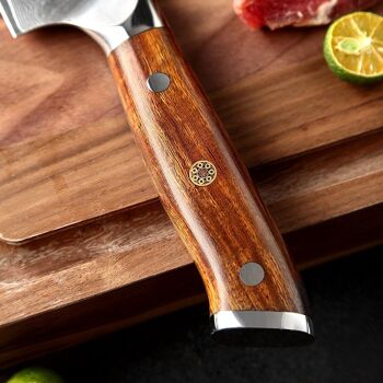 Couteau de chef Xinzuo Damas (6.5 pouces) - Série B13D Yu 4