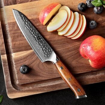 Couteau à légumes Xinzuo Damas - Série B13D Yu 5
