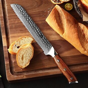 Couteau à pain Xinzuo Damas - Série B13D Yu 5