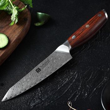 Couteau à légumes Xinzuo Damas - Série B27 Yi 2