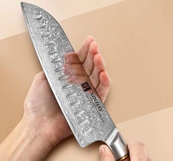 Couteau Santoku Xinzuo Damas - Série B37 Lan 8