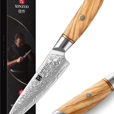 Couteau à légumes Xinzuo Damas - Série B37 Lan