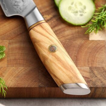Couteau à légumes Xinzuo Damas - Série B37 Lan 4