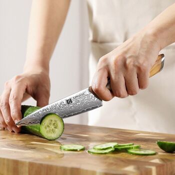 Couteau à légumes Xinzuo Damas - Série B37 Lan 6