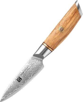 Couteau d'office Xinzuo Damas - Série B37 Lan 1