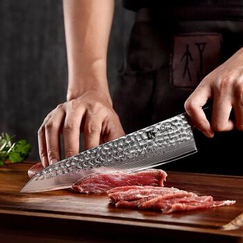 Couteau de chef Xinzuo Damas - Série PM8 Zhen 4