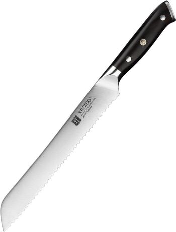 Couteau à pain allemand Xinzuo en acier inoxydable - Série B13S Yu 1