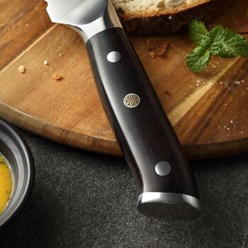 Couteau à pain allemand Xinzuo en acier inoxydable - Série B13S Yu 4
